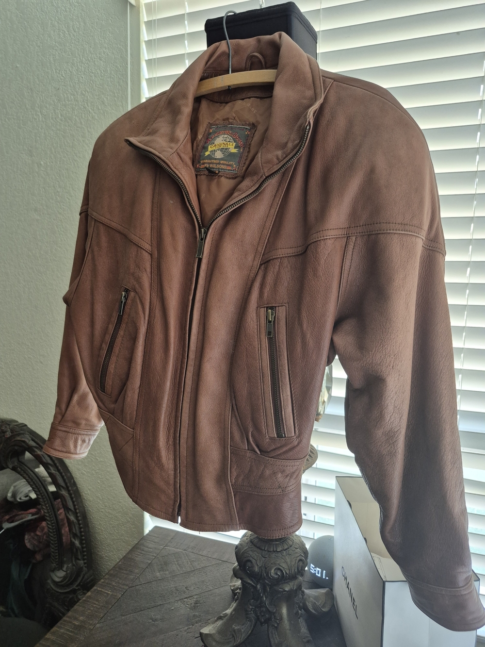 Adventure Bound Originals By Wilson's Leather Brown Zip-Front Jacket
